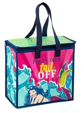 2/$20 Sale* Mermaids “Party Your tail OFF' Insulated Cooler/Lunch Bag